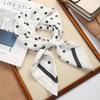 Square Hair Scarf Double Sides Neckerchief Fashion Silk Scarf  Gift