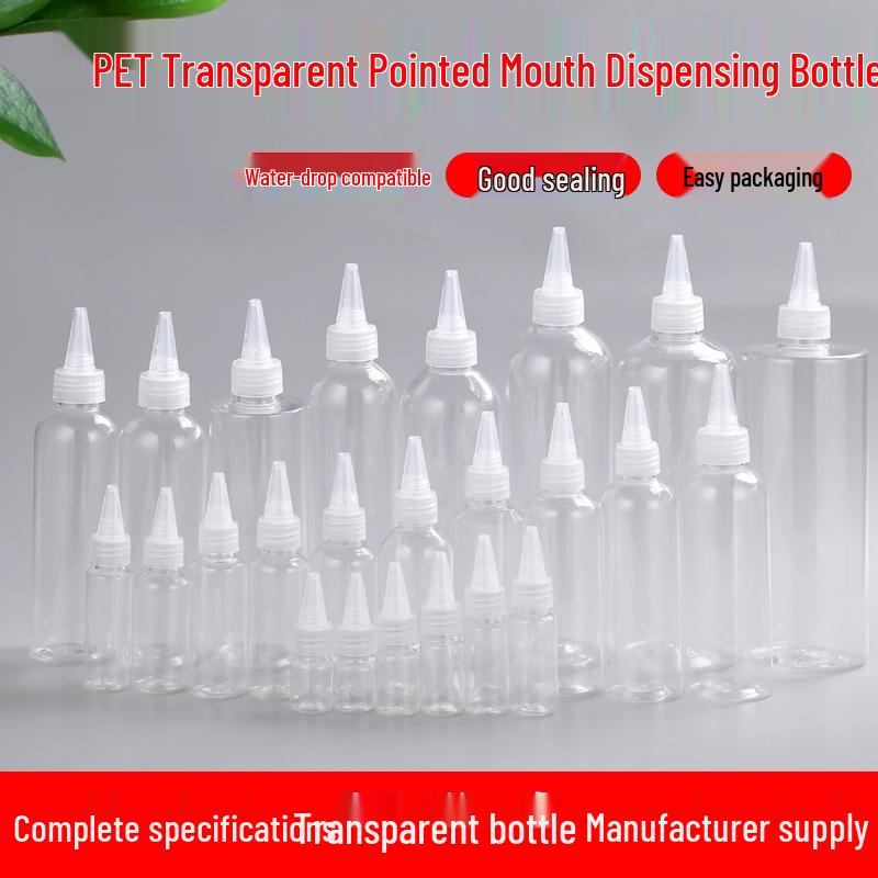 Spot 50-1000ml PET Transparent Plastic Squeeze Bottle