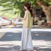 Fashion Suit Women's Summer New Temperament Casual Loose Wide-leg Pants Two-piece Set Trendy