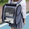 Pet Carrier Backpack Large Capacity Polyester Pet Bag Stress Prevent Multipurpose Pet Backpack with Side Bag for Dogs Cats Outdoors