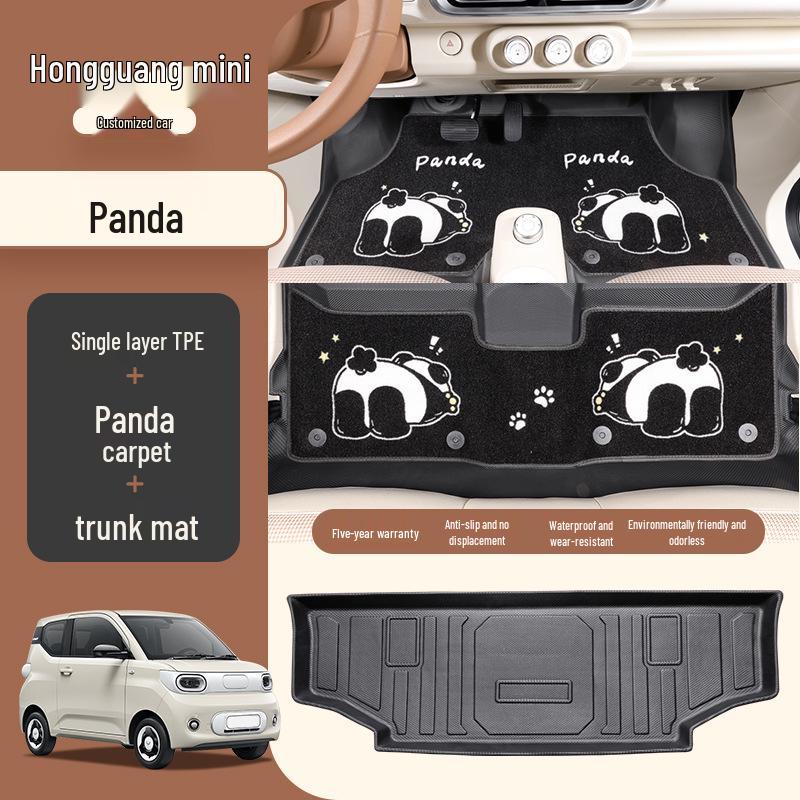 Kompatible Fußmatten für Wuling Hongguang Mini Dritte und Vierte Generation Macaron, Version für vier Türen