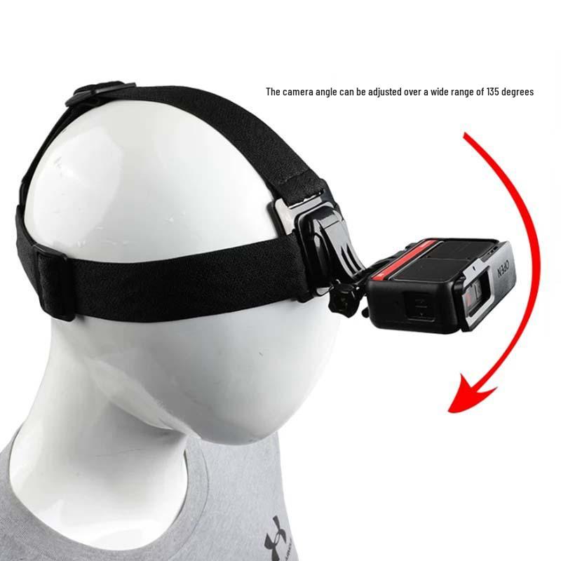 Compatible GoPro13/11 & DJI Action Camera Quick-Release Head Strap for First-Person View