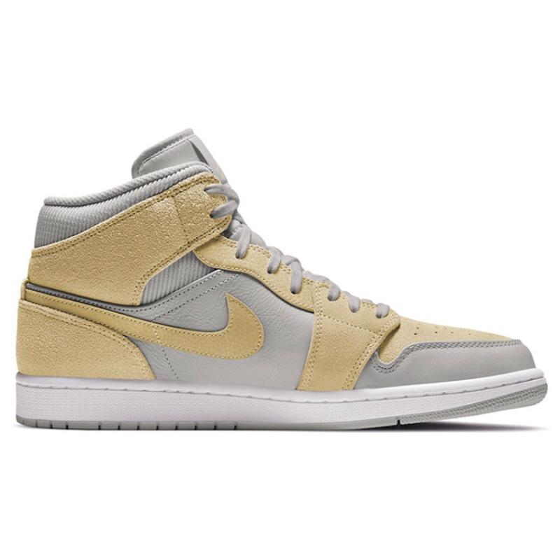 Jordan 1 Mid Mixed Textures Yellow Jordan DA4666-001