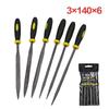 5x180mm 4x160mm 3x140mm Mini Wood Rasp - 6pcs Assorted Files Set Carpentry Filing Tool