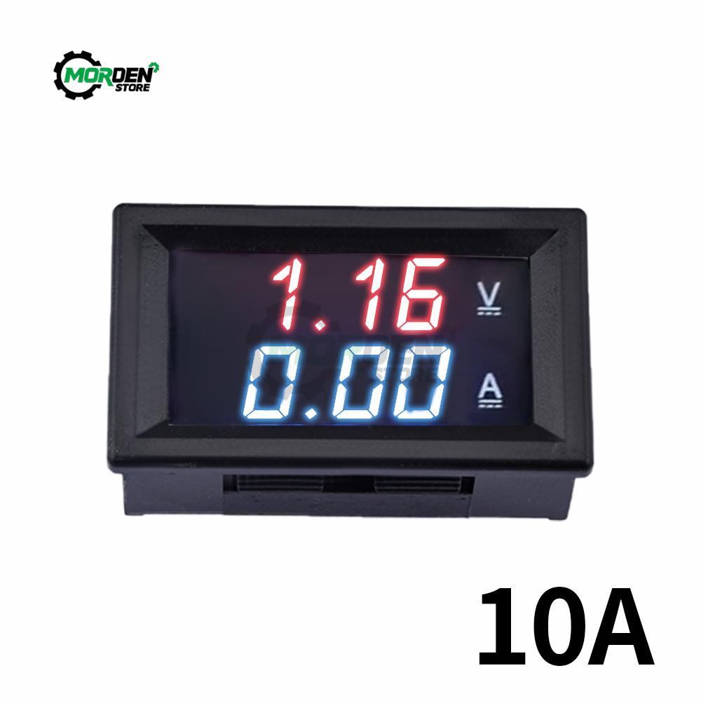 1.16'' 1-111V 11A 11A 111A LED Digital Voltmeter Ammeter Voltage Meter Volt Detector Tester Monitor Panel