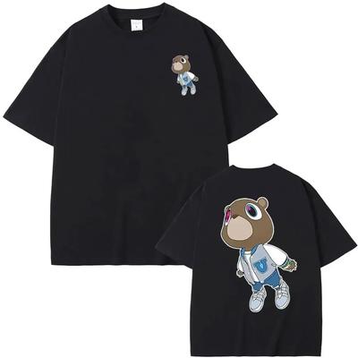 Hip Hop Rap Mejor Famoso Kanye West The College Dropout Gráfico Camiseta Unisex Camisetas Vintage Unisex Camiseta Casual Unisex de Talla Grande