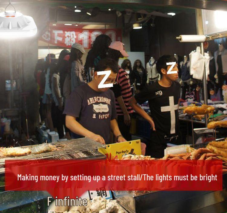 Super Bright Rechargeable LED Bulb: Waterproof Outdoor Night Light for Street Stalls, Households, and Emergencies