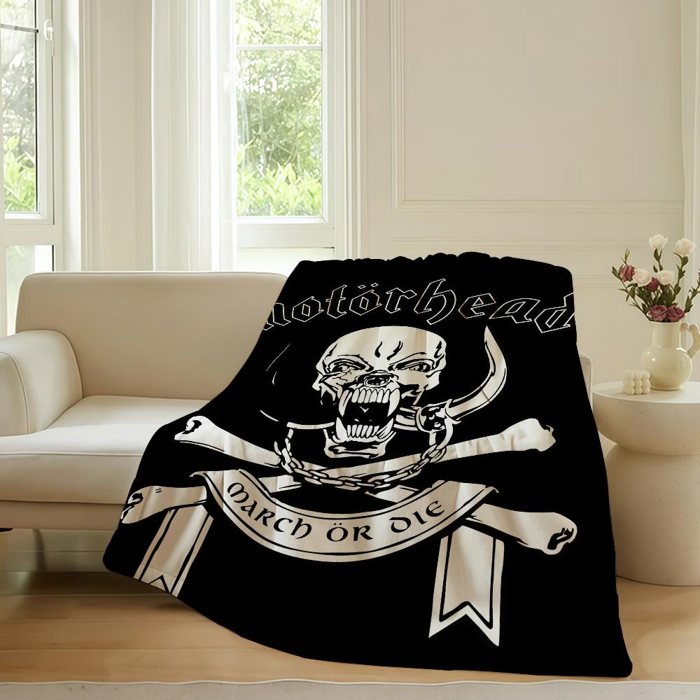 

Rock band M-MotorheadS Blanket For Sofa Office Bed Plane Travel Sleep Read Relax Camping Soft And Warm 30x40in