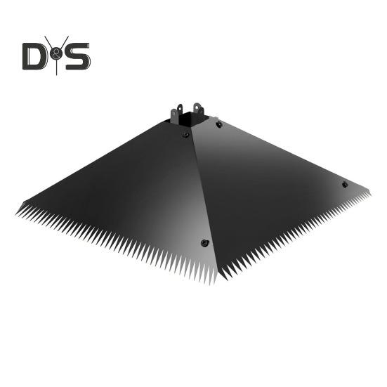 

Защитный экран от белок, крепление на столбе, металлический ограничитель от белок, наружный квадратный экран от белок для защиты подвесных кормушек и домиков чёрный