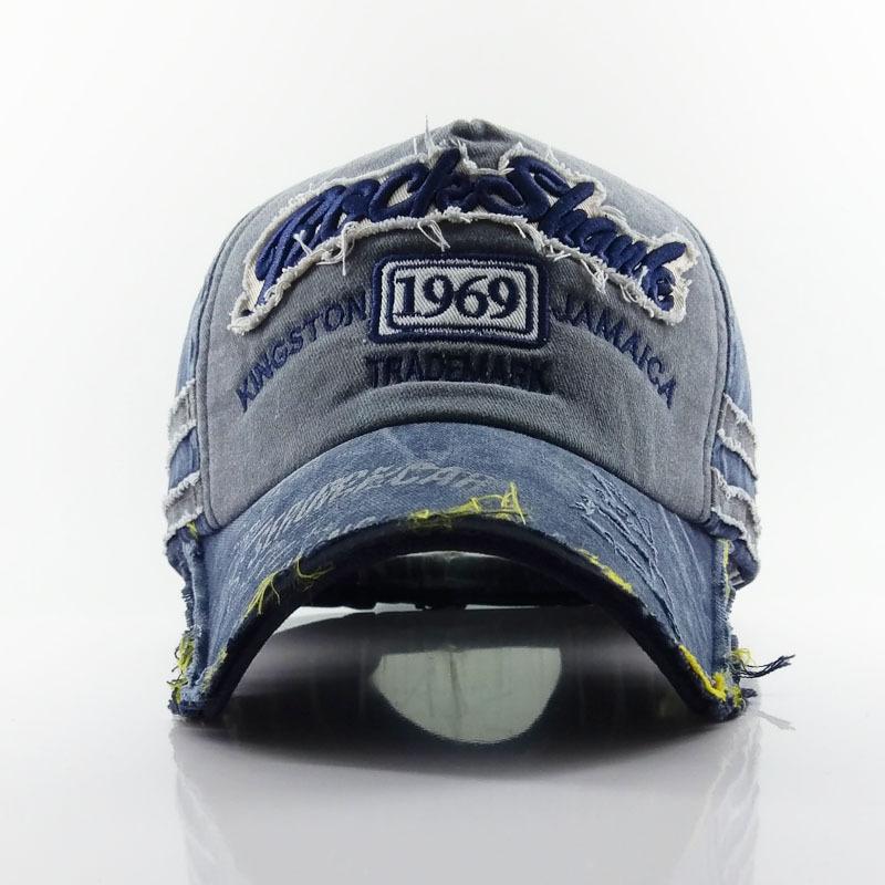 Sun hat men's washed hat edging old new full baseball cap women's baseball cap explosion