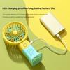 New USB Rechargeable Mini Handheld Fan Strong Wind Low Noise Macarons Fan 3 Speed Adjustable Small Electric Fan Summer Season