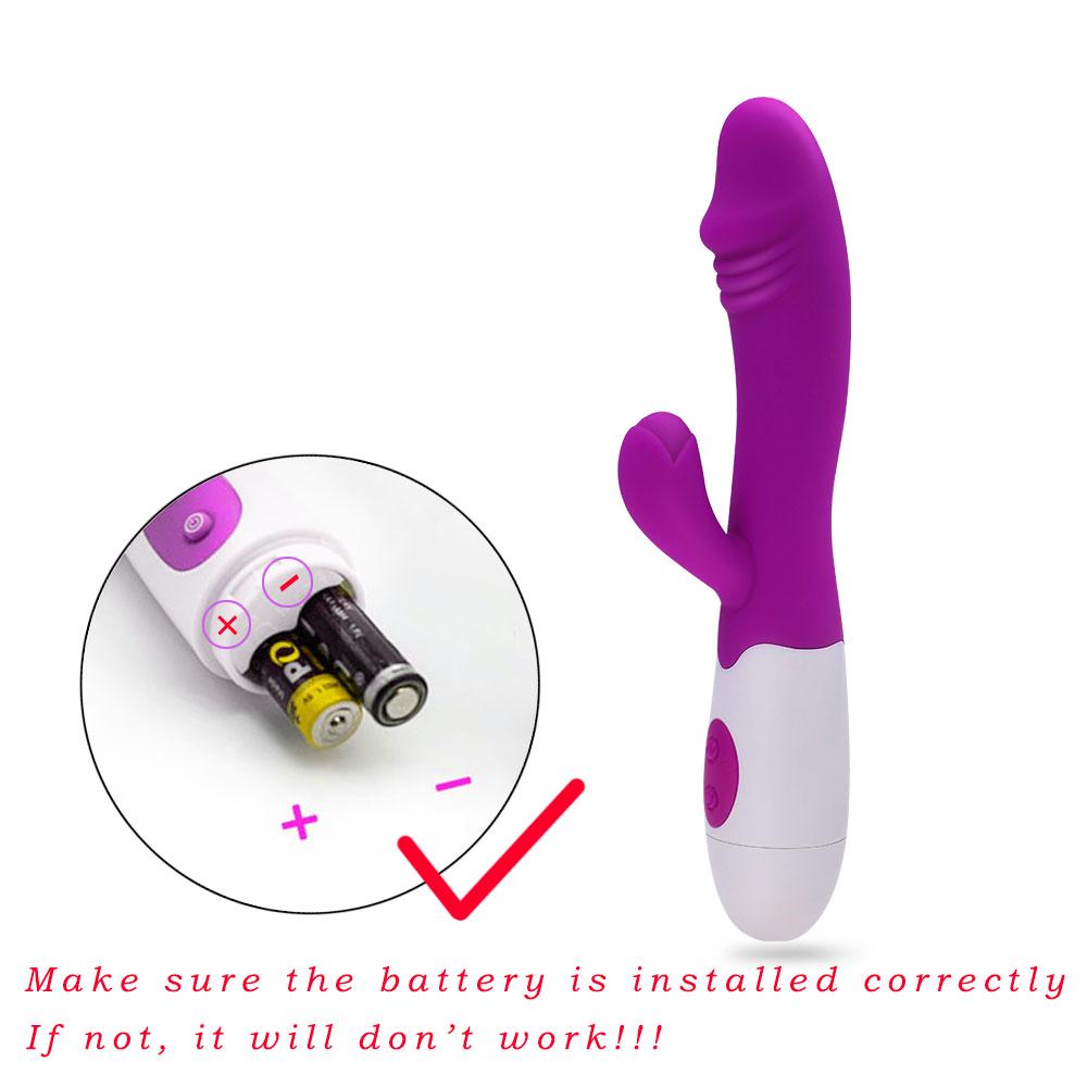 Dildo Vibrator 10 rychlostí G bodové vaginální klitoris stimulující silikonové sexuální hračky pro ženy