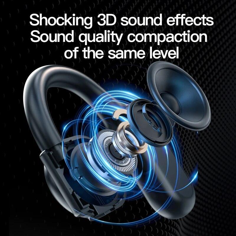 BY99 Wireless Headphones Bluetooth 5.4 Headset With Mic Air Conduction Handsfree Noise Canceling Earphones For Driving Audifonos