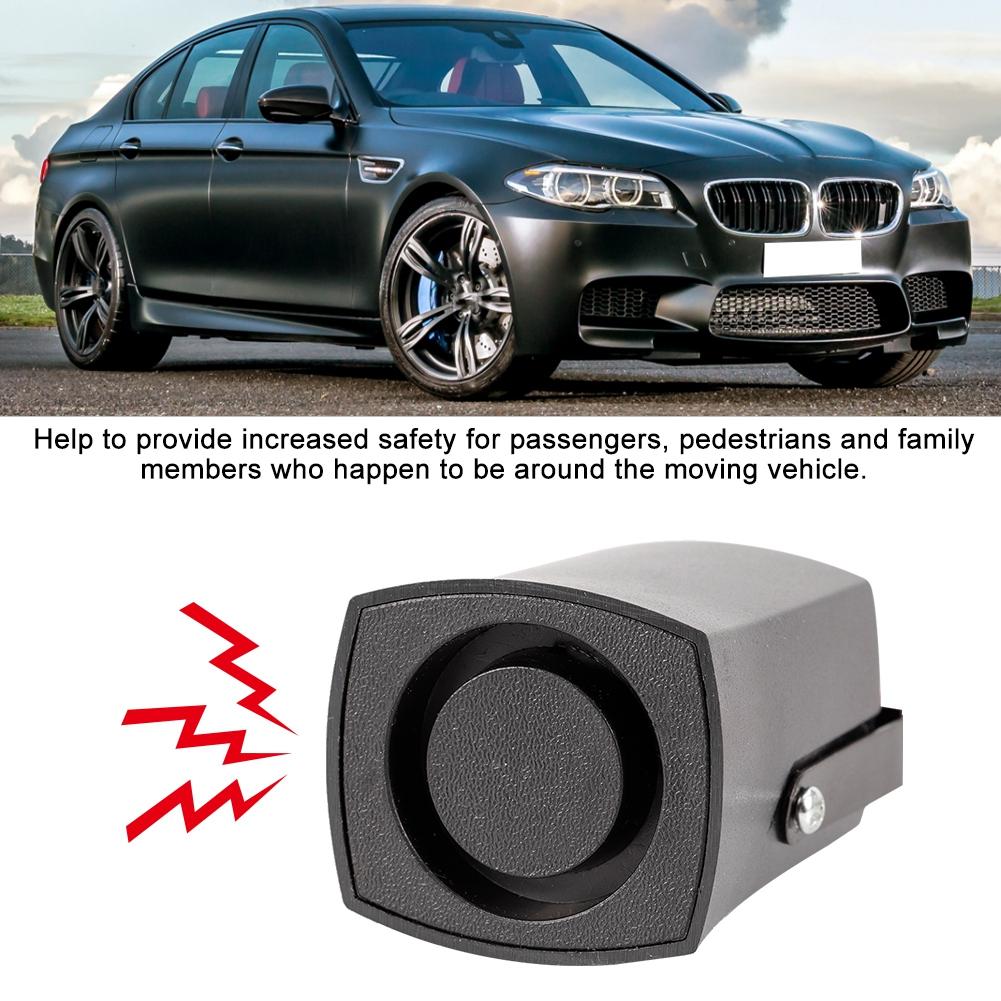 Universal 12V 115db Car Reversing Alarm Back Up Horn Beeper Buzzer Black