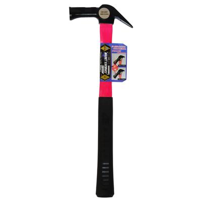 Ousho Formwork Formwork Hammer with Magnet Small Hammer, (Fiberglass Handle),
