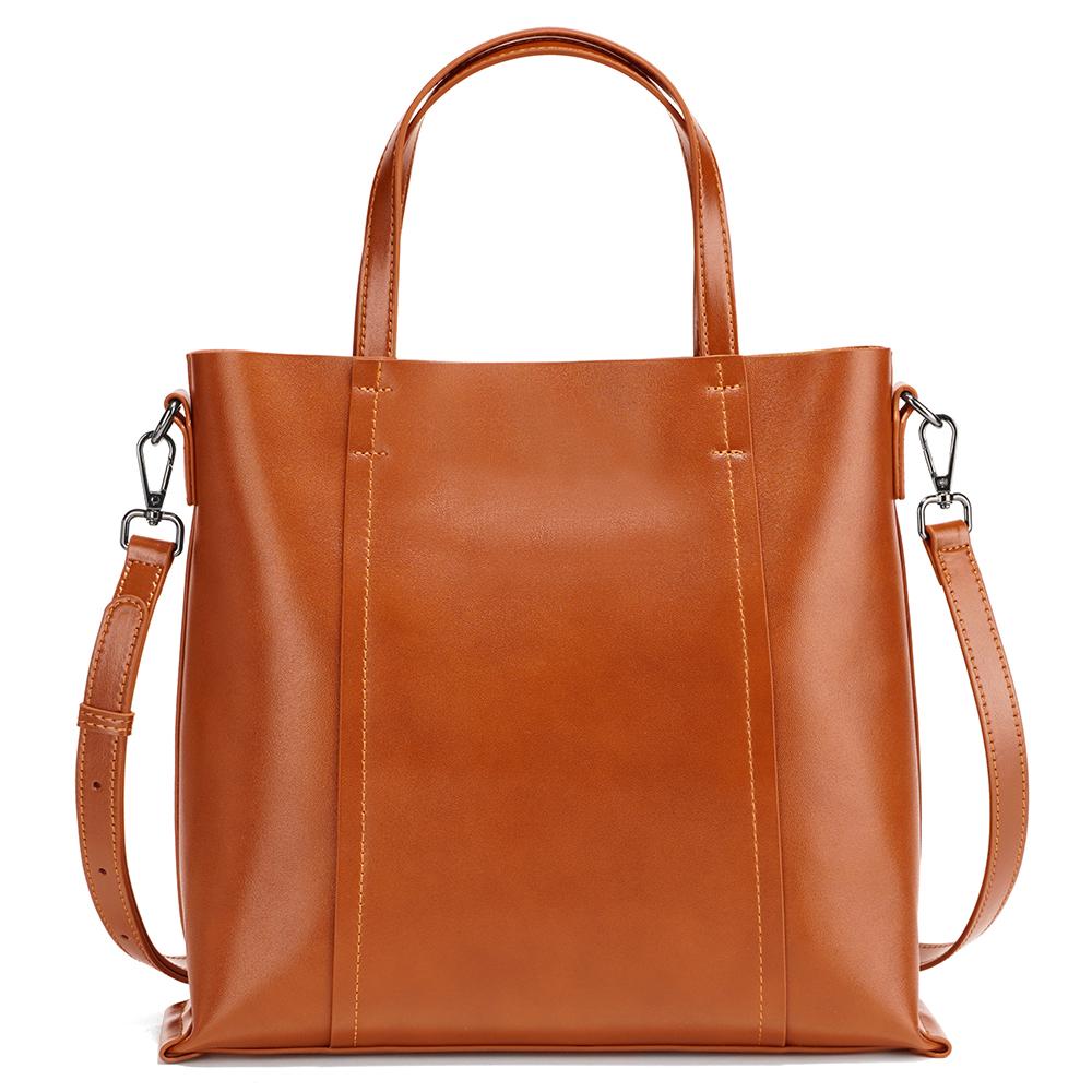 Zency Genuine Leather Vintage Women Shoulder Bag