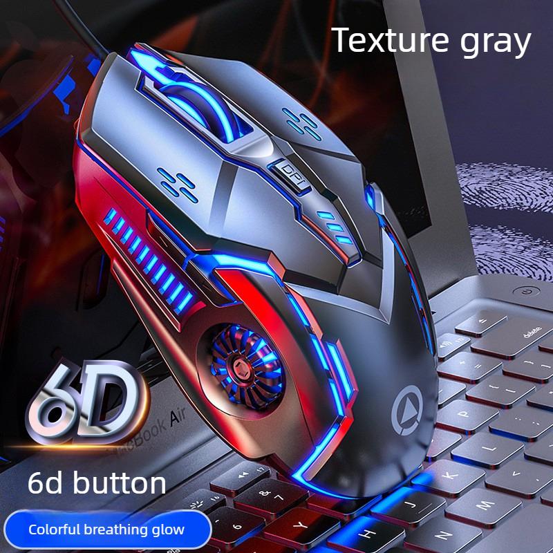G5 kabelgebundene Gaming-Maus mit Beleuchtung, leiser Betrieb, Computerzubehör