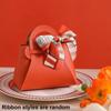 1PC Gift Bags Party Faux Leather Housewarming Handbag Birthdays With Satin Silks Engagements Candy Boxes Valentine's Day Weddings