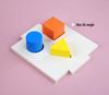 Wooden Shape Sorting Intelligence Box - 3D Geometric Blocks for Early Education & Parent-Child Interaction
