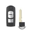 Dandkey For Mazda 3 5 6 Cx5 Cx7 Cx-5 Atenza Clip Smart Auto 2/3/4 Buttons Car Key Shell Replacement Fob With Emergency Key Blade