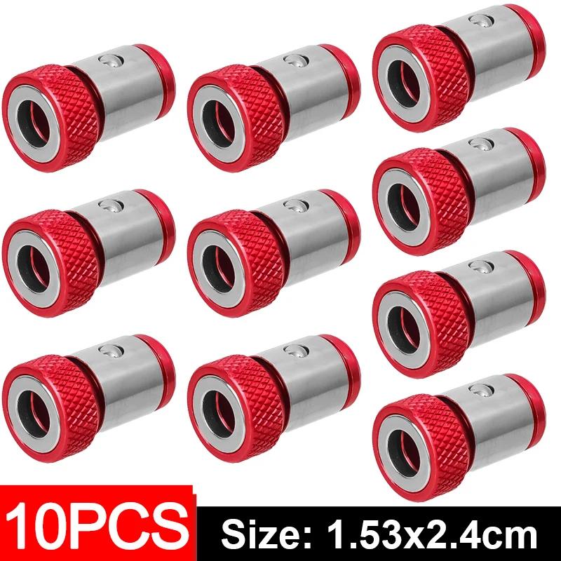 Magnetic Ring Screwdriver Bit Holders Cross Phillips Magnet Strong Magnetizer Removable Part Adapter Screw Driver Power Tools