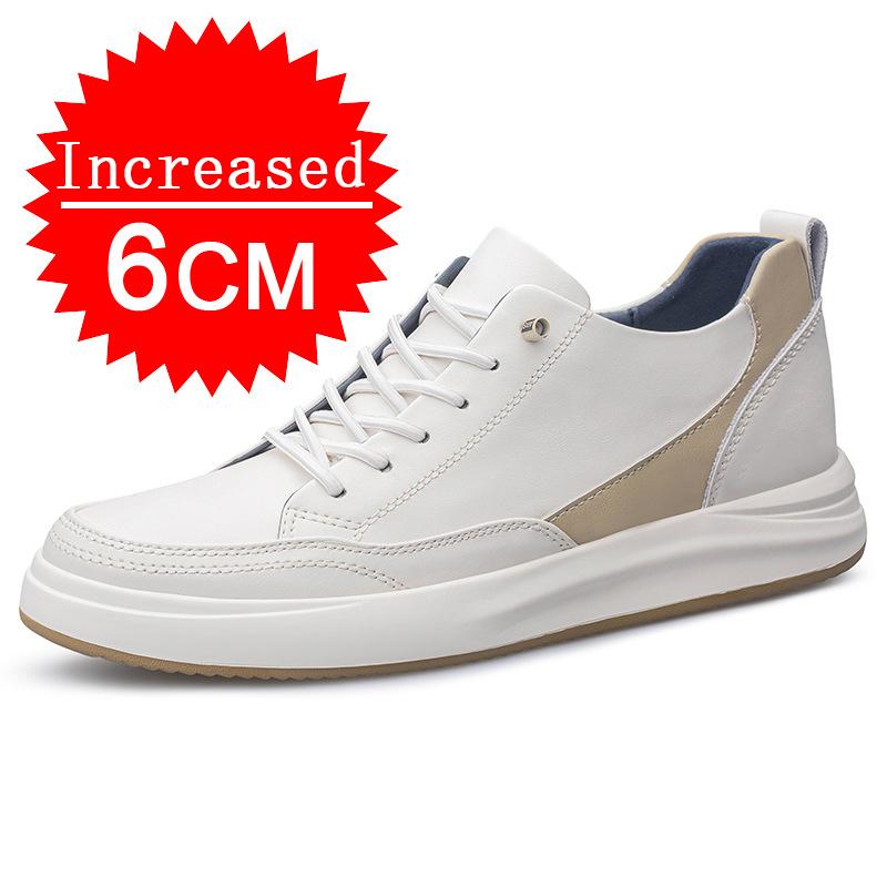 Модные кроссовки из натуральной кожи для отдыха — фото 9