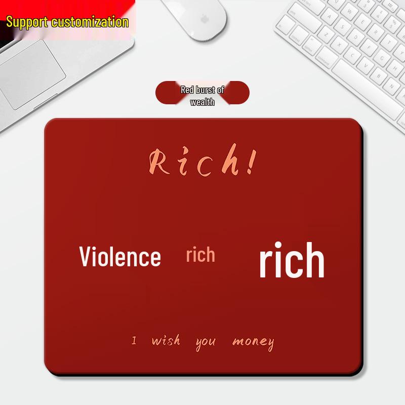 Charming Mouse Pad with Wrist Rest - Cute and Simple Desk Accessory for Girls and Students