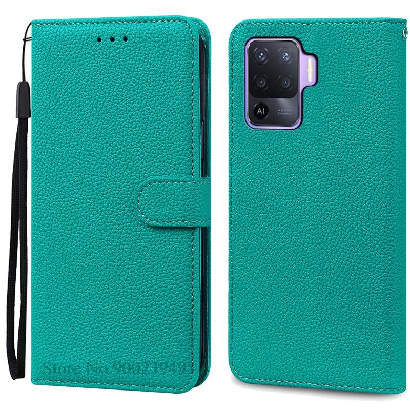 Covers For OPPO Reno 5 Lite Case Soft Silicone Wallet Leather Flip Case For OPPO Reno5 Lite Phone Case Carcasa Casing Book Cover