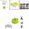 Ryobi Trimmer Spool And Cap Set Durable Replacement Ac80rl3 Ac14hca For Lawn Mowers