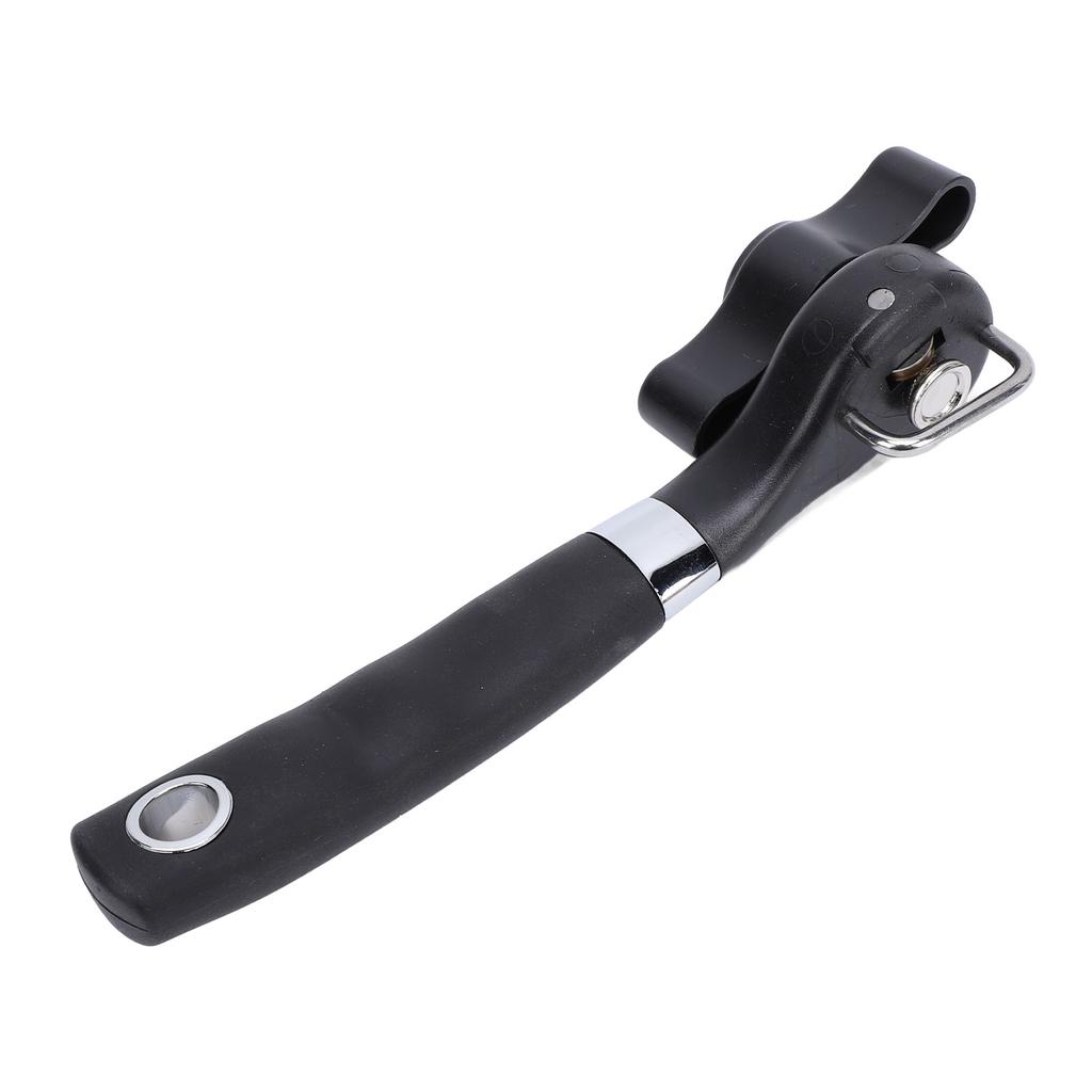 Manual Can Opener Ergonomic Non Slip Handle Slick Edges Stainless Steel Hand Held Can Opener