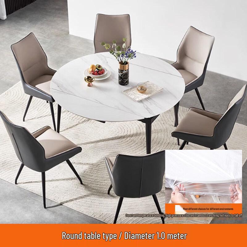 ZISIZ Thickened Drawstring Disposable Tablecloth