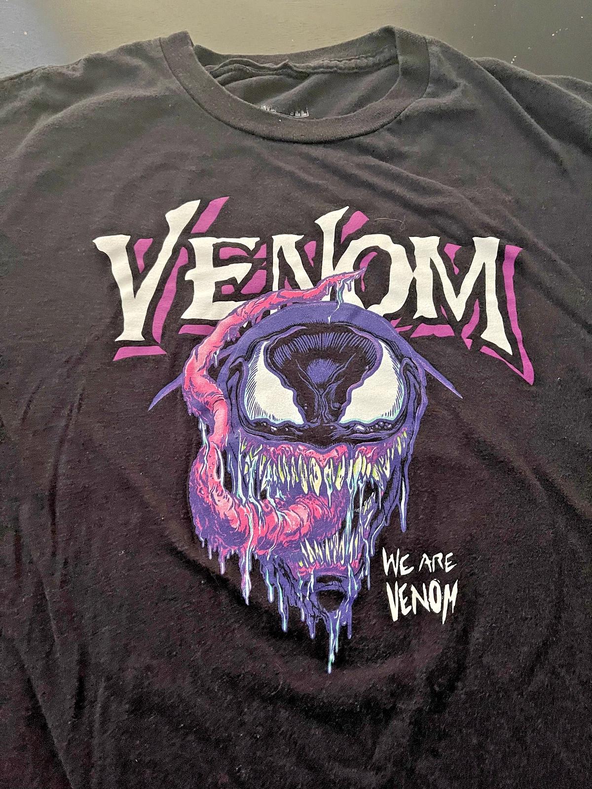 Marvel We Are Venom Graphic T-Shirt, Black, Size: Large L