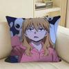 Yuru Anime Yomi no Tsugai Square Sofa Pillow Cover Solid Color Living Room Home Decor Cushion Case