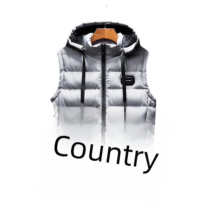 Gilet matelassé en coton style coréen pour homme - Mode Printemps, Automne, Hiver