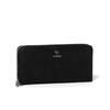 Jill Stuart Women's Slim Zip-Around Long Wallet "Breeze" Antique Lamé with Original Charm (JSLW4AT1)