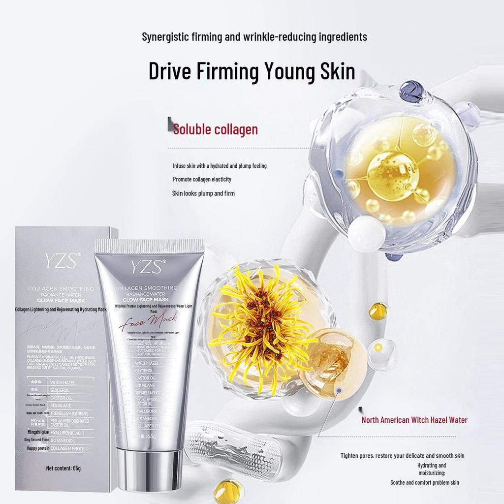 YZS Collagen Radiant & Rejuvenating Peel-Off Mask: Moisturizes, Firms & Reduces Wrinkles.