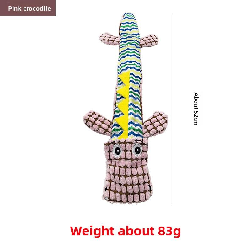 Plush Crocodile Dog Toys, Large Dog Toys, Unbreakable Teeth Grinding and Teeth Cleaning Dog Toys