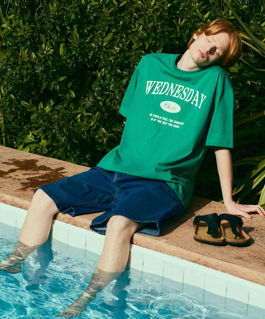 Wednesday Oasis Signature Oversized Short Sleeve T-Shirt (6 Colors)