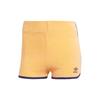 Originele Terry Shorts Gestreept Print Klein Logo Strakke Casual Shorts Dames Shorts Licht-Oranje-Geel JG8060