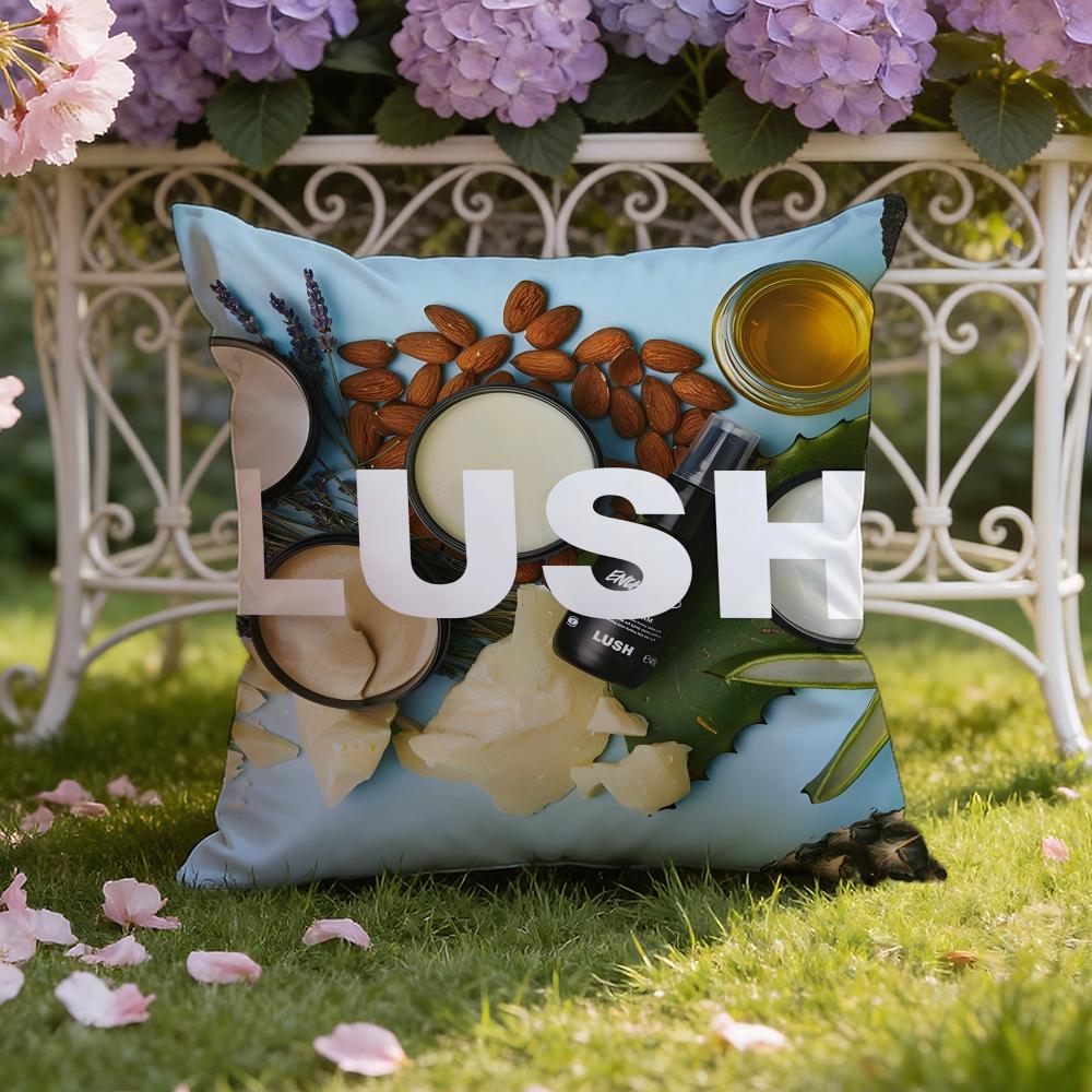 L-LushS Cushion Cover Home & Car Dual-Scene Pillow Cover: Reversible for Premium Comfort