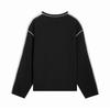 Puma T7 Pulôver Gola Redonda Waffle Estampa Animal Manga Longa Esportiva Camiseta Masculina tops 637436-01