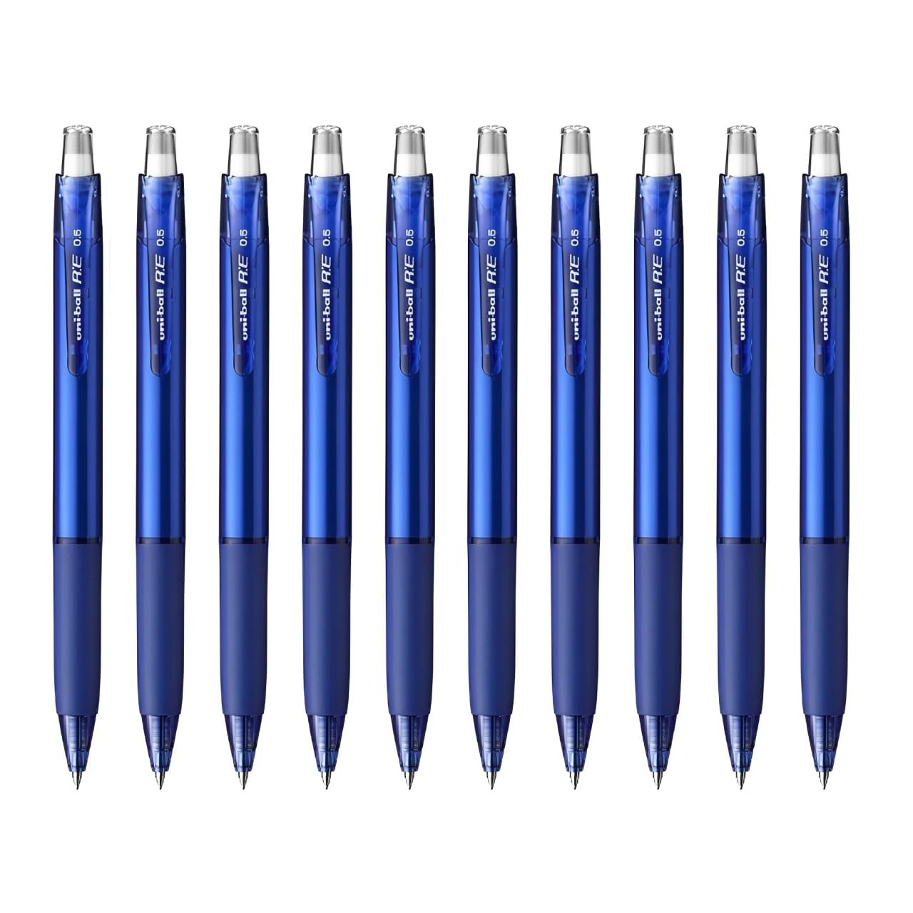 

Mitsubishi Pencil Стираемая гелевая ручка l Кобальтовый Набор из 10 шт. RE 0,5 мм Синий,