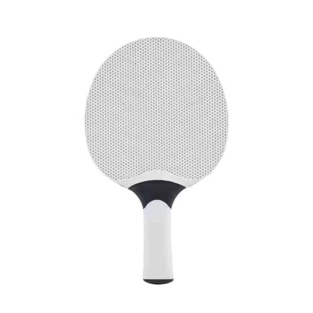 

Силиконовые ракетки для настольного тенниса Удобная рукоятка Ракетка для пинг-понга для студента-новичка белый