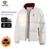 Herren Stehkragen Gepolsterte Winterjacke