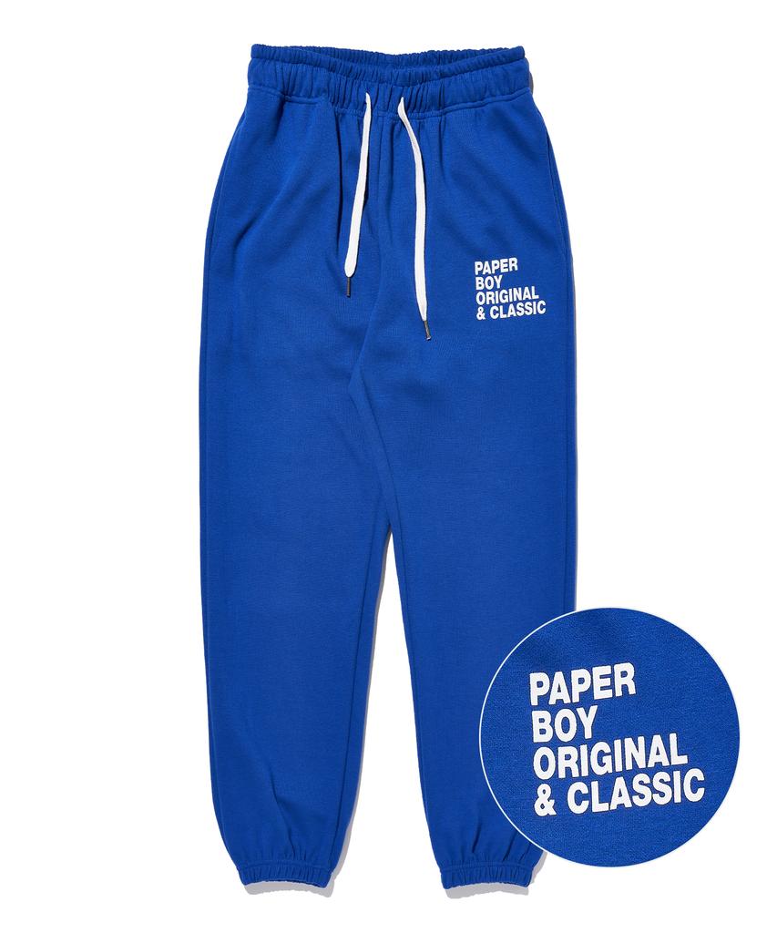 PAPERBOY Classic Sweatpants - Blue