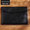 Large Capacity A4 Leather File Bag - Multifunctional Business Office Folder