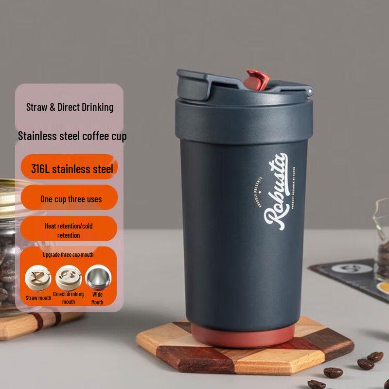Supor Dual-Drink Portable Thermos Mug