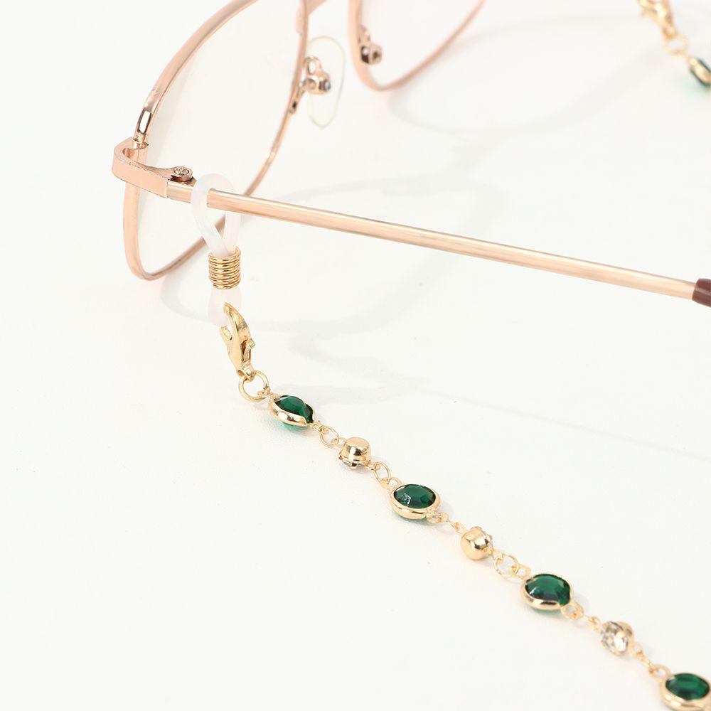 Fashion Crystal Long Eyeglass Lanyard Glasses Necklace Glasses Chain Eye Wear Accessories