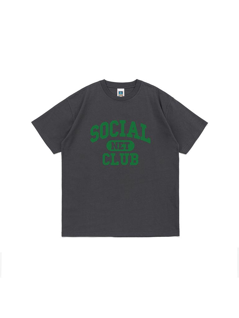 NET SOCIAL CLUB Snc College Tee (Charcoal)