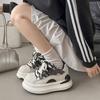 Niche design thick-soled shell head trendy shoes will increase the height of 7cm within 2025 casual shoes versatile breathable board shoes little 